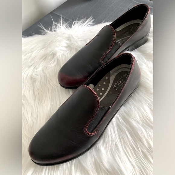 Naot Loafers Black/Burgundy Leather NWOT SZ:EU38 L7 - Picture 6 of 10